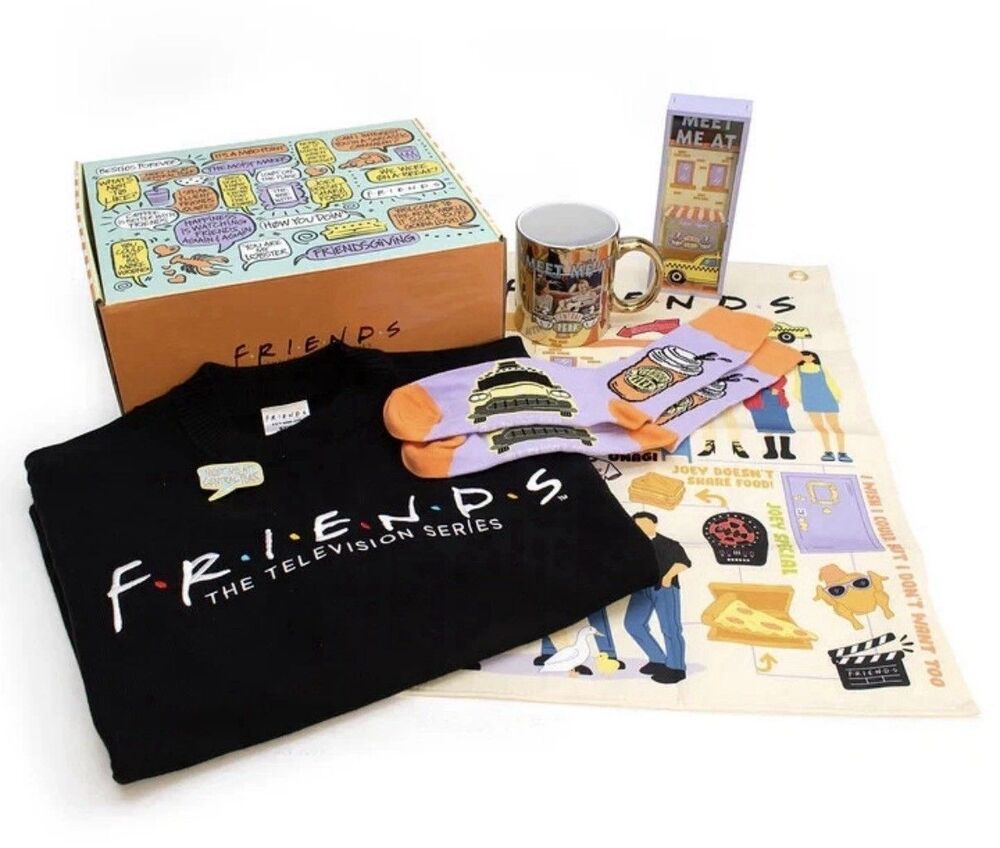CultureFly FRIENDS TV Show Box Sz 2XL Meet Me At Central Perk Long Sleeve Shirt